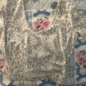 lululemon athletica Gray Patterned Top